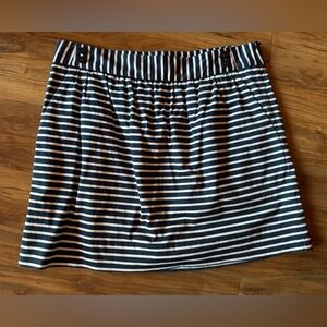 Vineyard Vines Navy and White Mini Skirt